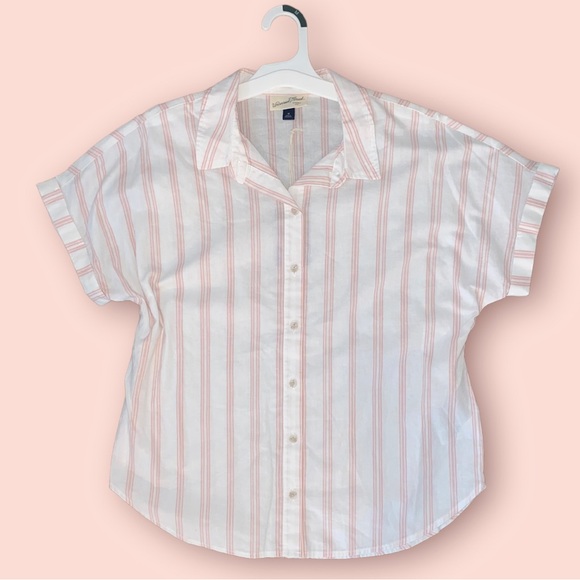 Universal Thread 100% Cotton Pale Blue Stripe Shirt